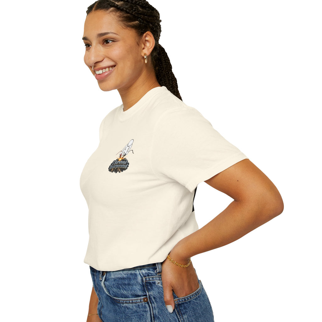 I Survived 2020 — "Please Stand By" Test Pattern Tee Summer Premier Unisex Garment-Dyed T-shirt