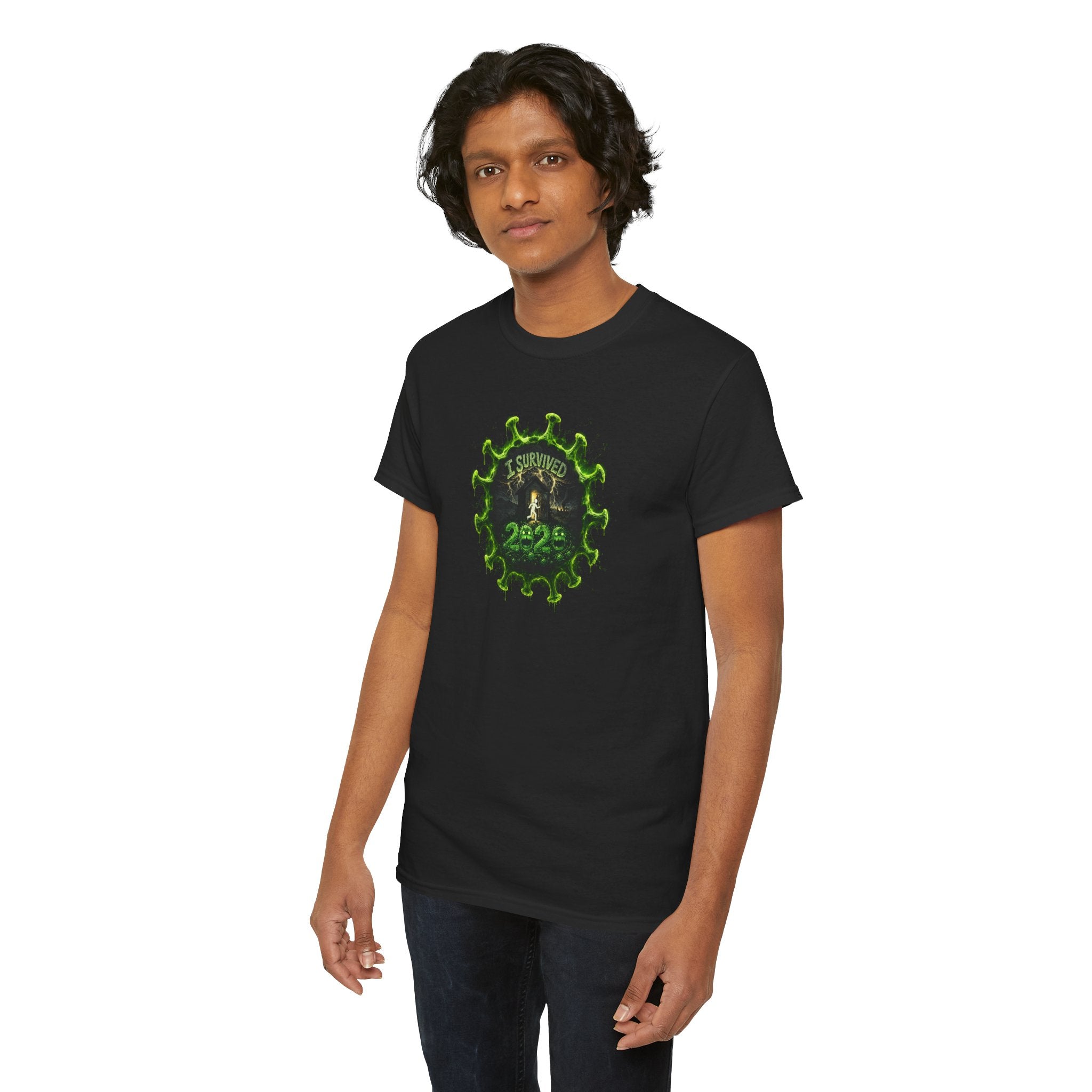 I Survived 2020 —  PANDEMIC S1:E5: Director's Cut "Delivery Doomsday" Unisex Heavy Cotton Tee