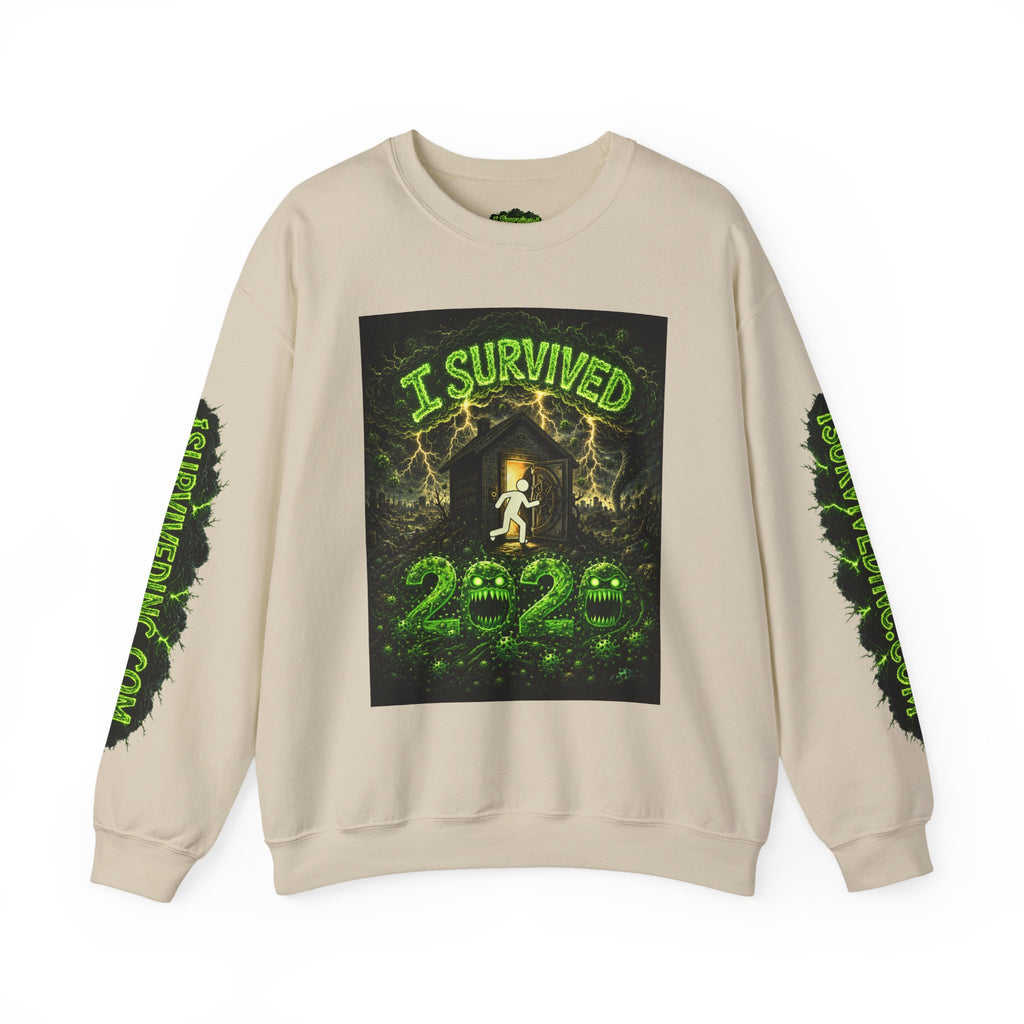 I Survived 2020 — PANDEMIC S1:E4: "Mask Madness" Unisex Heavy Blend™ Crewneck Sweatshirt