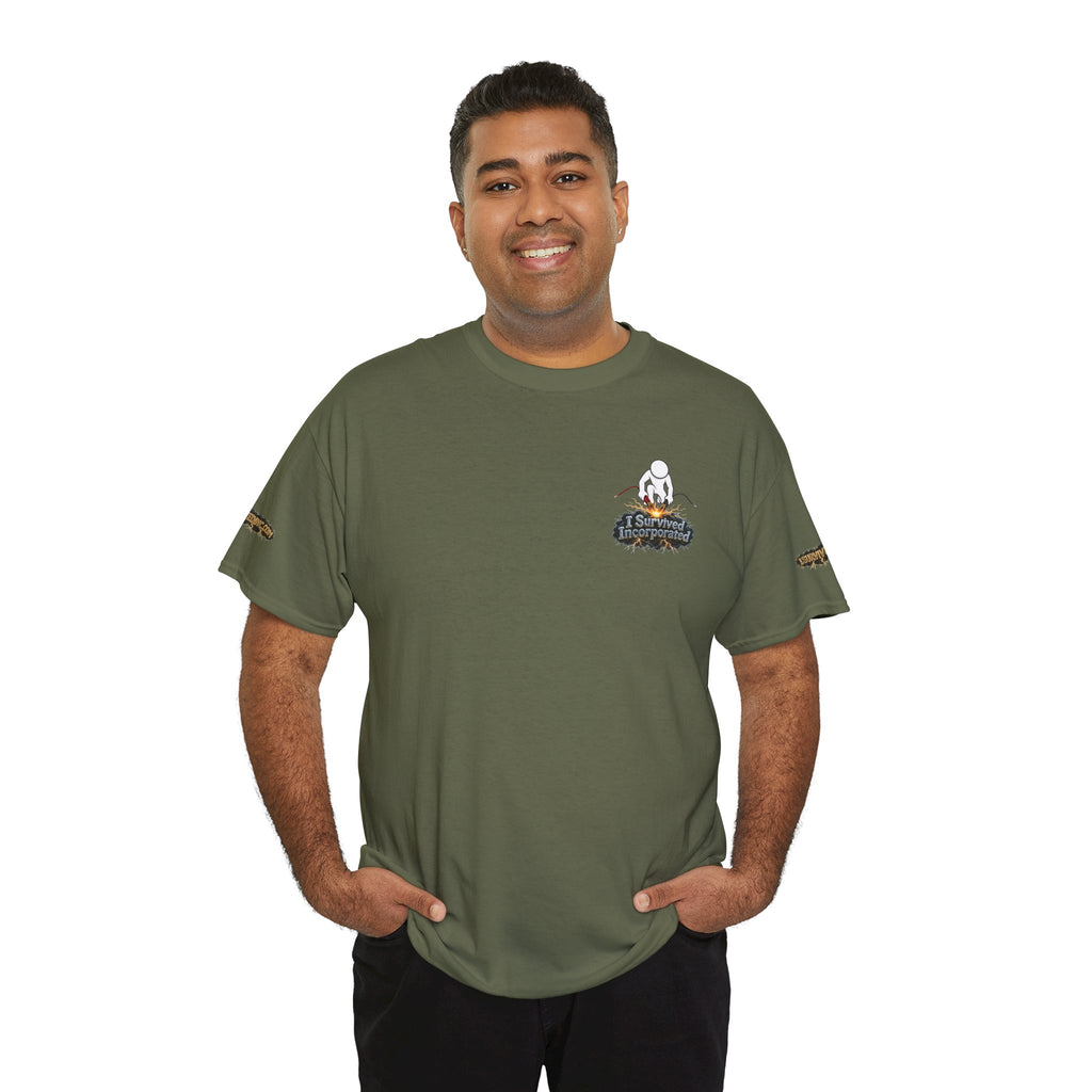 I Survived 2020 — "Please Stand By" Test Pattern Tee Special Edition Summer Premier Unisex Heavy Cotton Tee