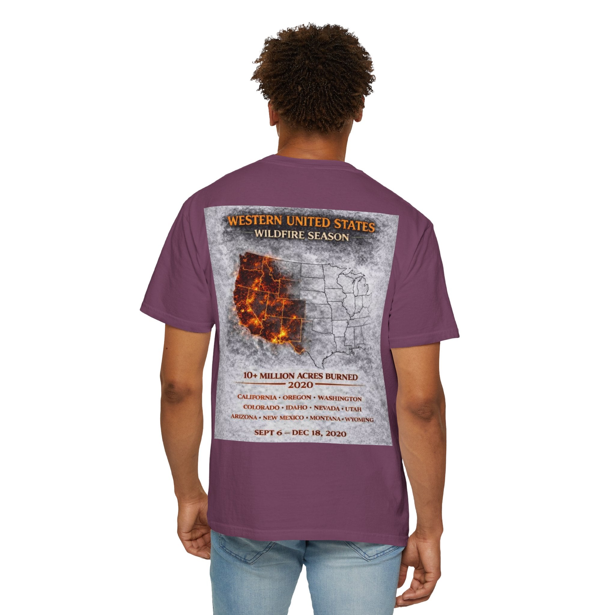 I Survived 2020 — S2:E4 "Western U.S. Wildfire Season" | Mid-Season Finale Pt. 1 | Wildfire Edition Memorial Unisex Garment-Dyed T-shirt