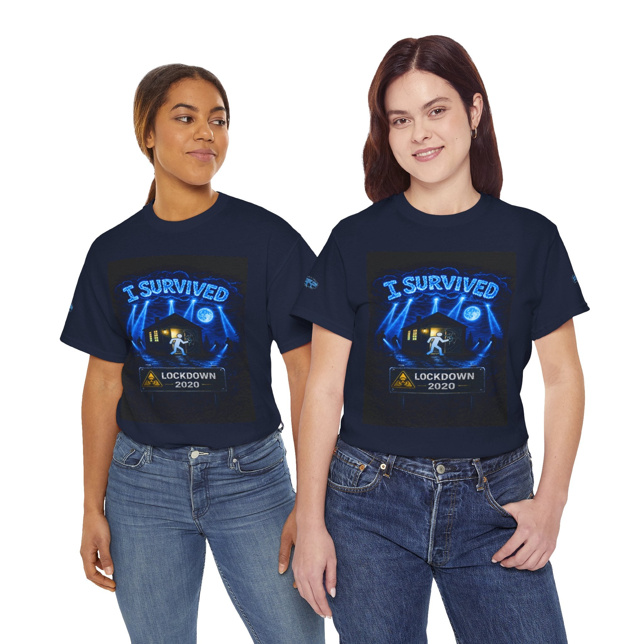 I Survived 2020 — LOCKDOWN S3:E2: Special Edition "Dating Under Lockdown" Unisex Heavy Cotton Tee