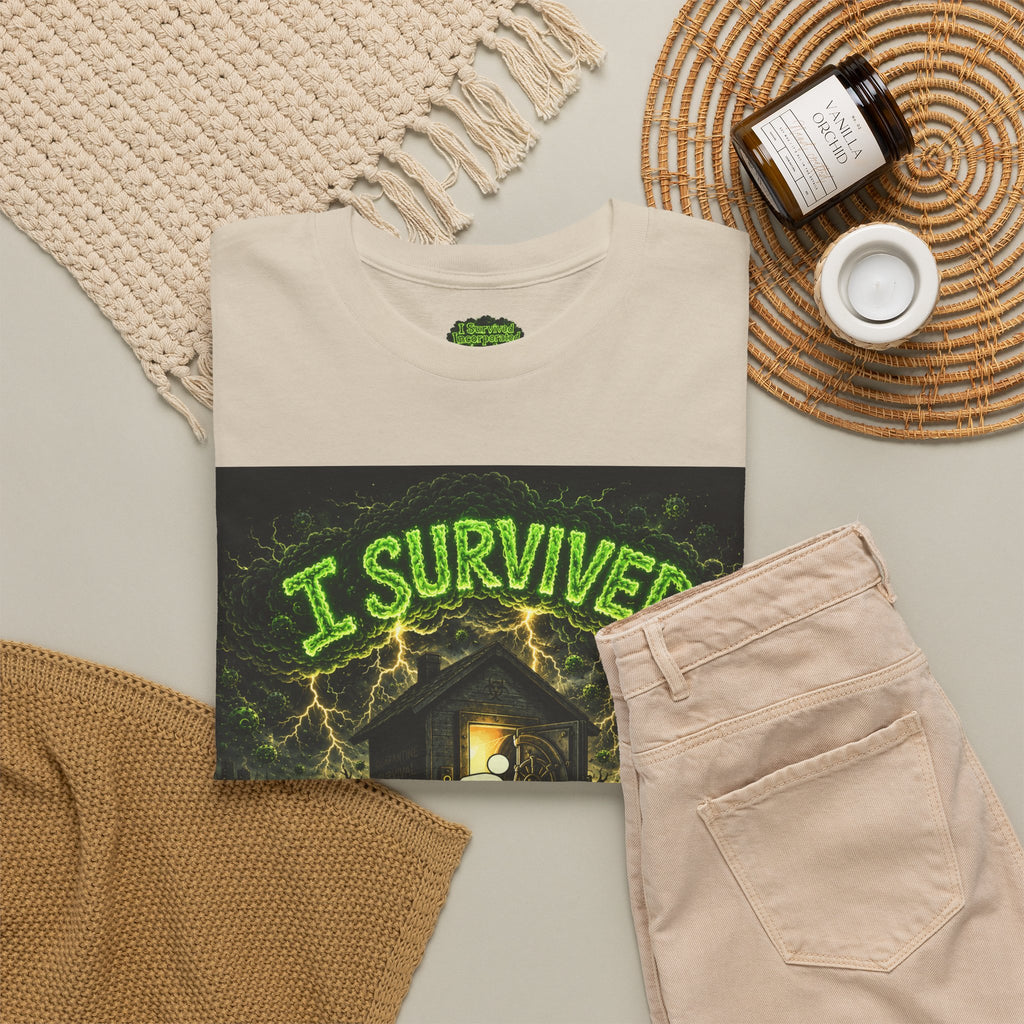 Sobreviví al 2020 — T1:E3 "¡La vacuna!" | Camiseta unisex de algodón grueso Edición Pandemia