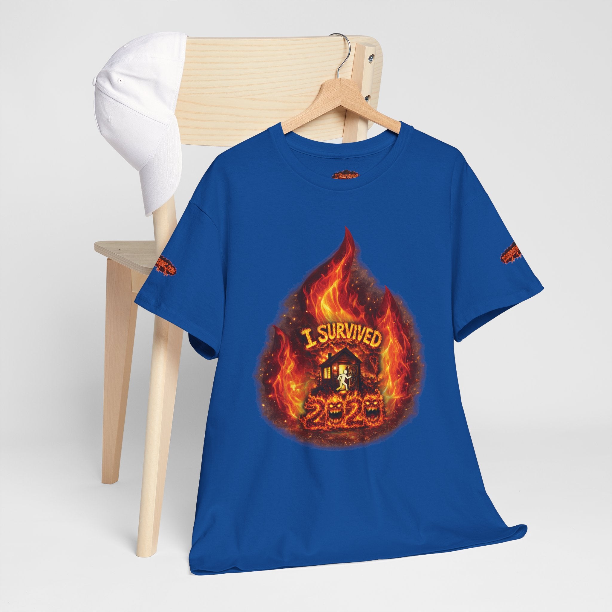 I Survived 2020 — Director's Cut S2:E1 "Berry Creek" | Wildfire Edition Memorial Unisex Heavy Cotton Tee (SPECIAL EDITION)