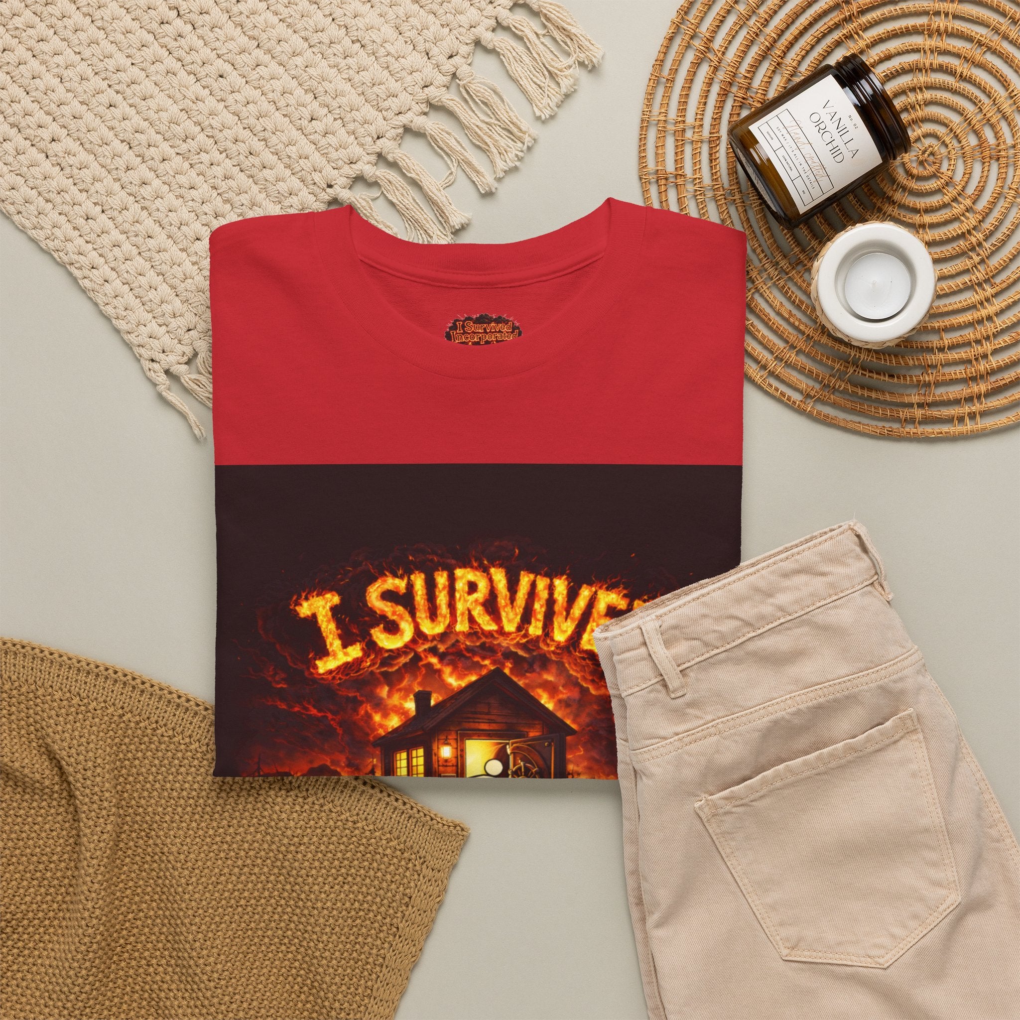I Survived 2020 — WILDFIRES S2:E2: "The Bobcat Fire" Memorial Unisex Heavy Cotton Tee
