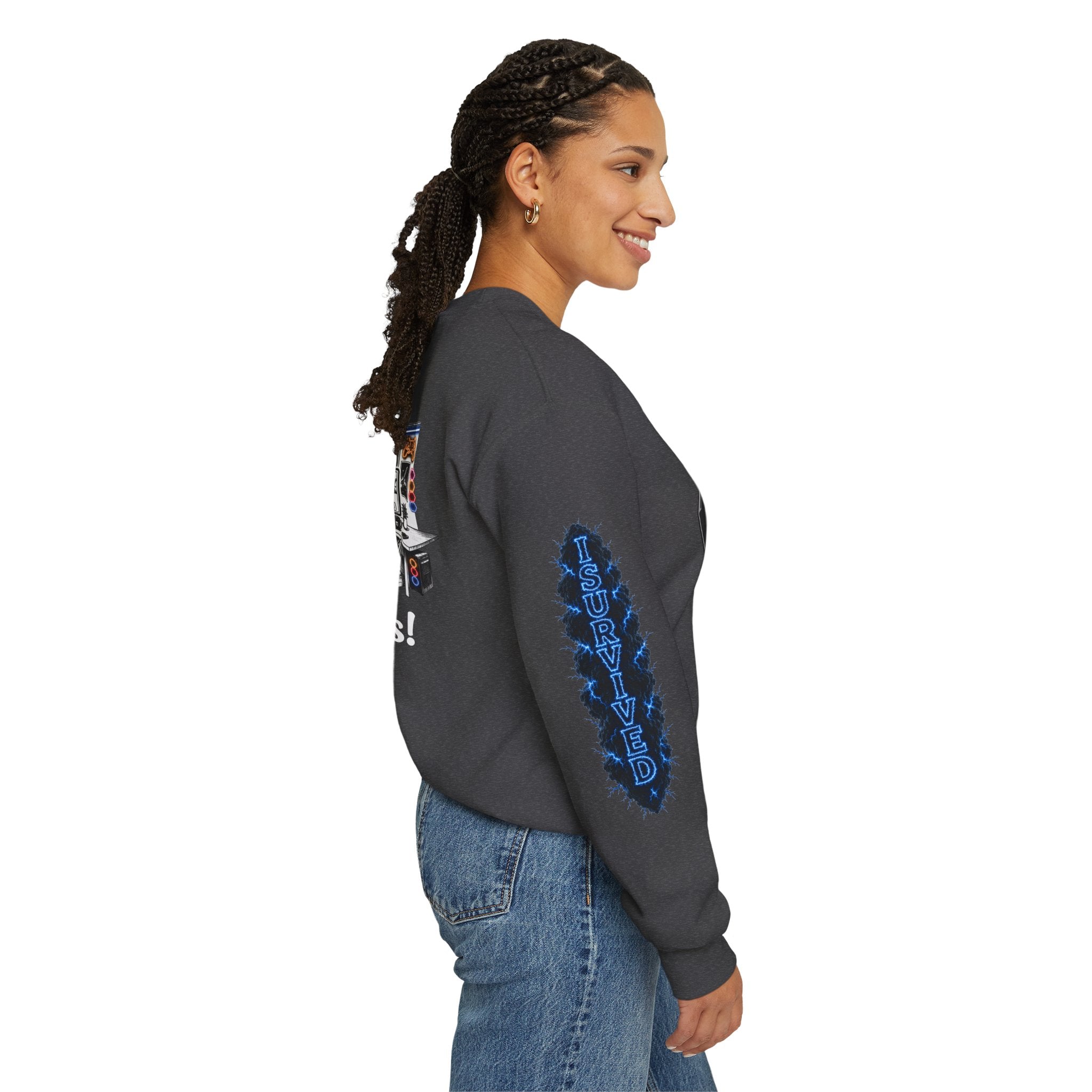 I Survived 2020 — Director's Cut S3:E4 "Working From Home" | Mid-Season Finale Pt. 1 | Lockdown Edition Documentary Unisex Heavy Blend™ Crewneck Sweatshirt