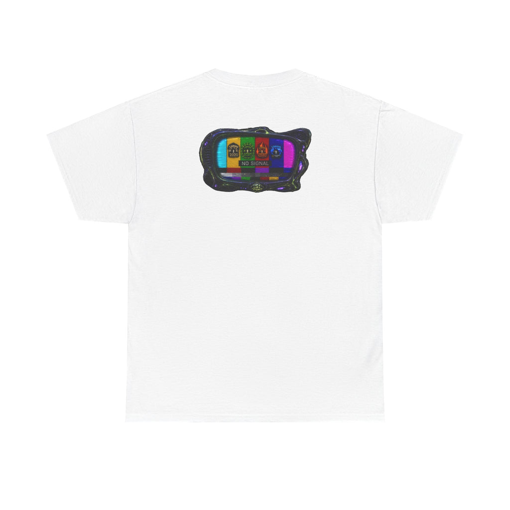 I Survived 2020 — "No Signal" Test Pattern Tee Alien Broadcast Finale Summer Premiere Unisex Heavy Cotton Tee
