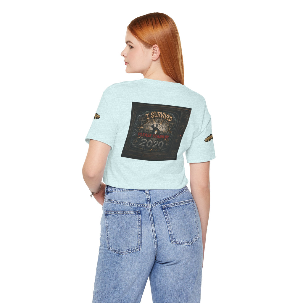 I Survived 2020 — "Please Stand By" Test Pattern Tee Special Edition Summer Premier Unisex Jersey Short Sleeve Tee