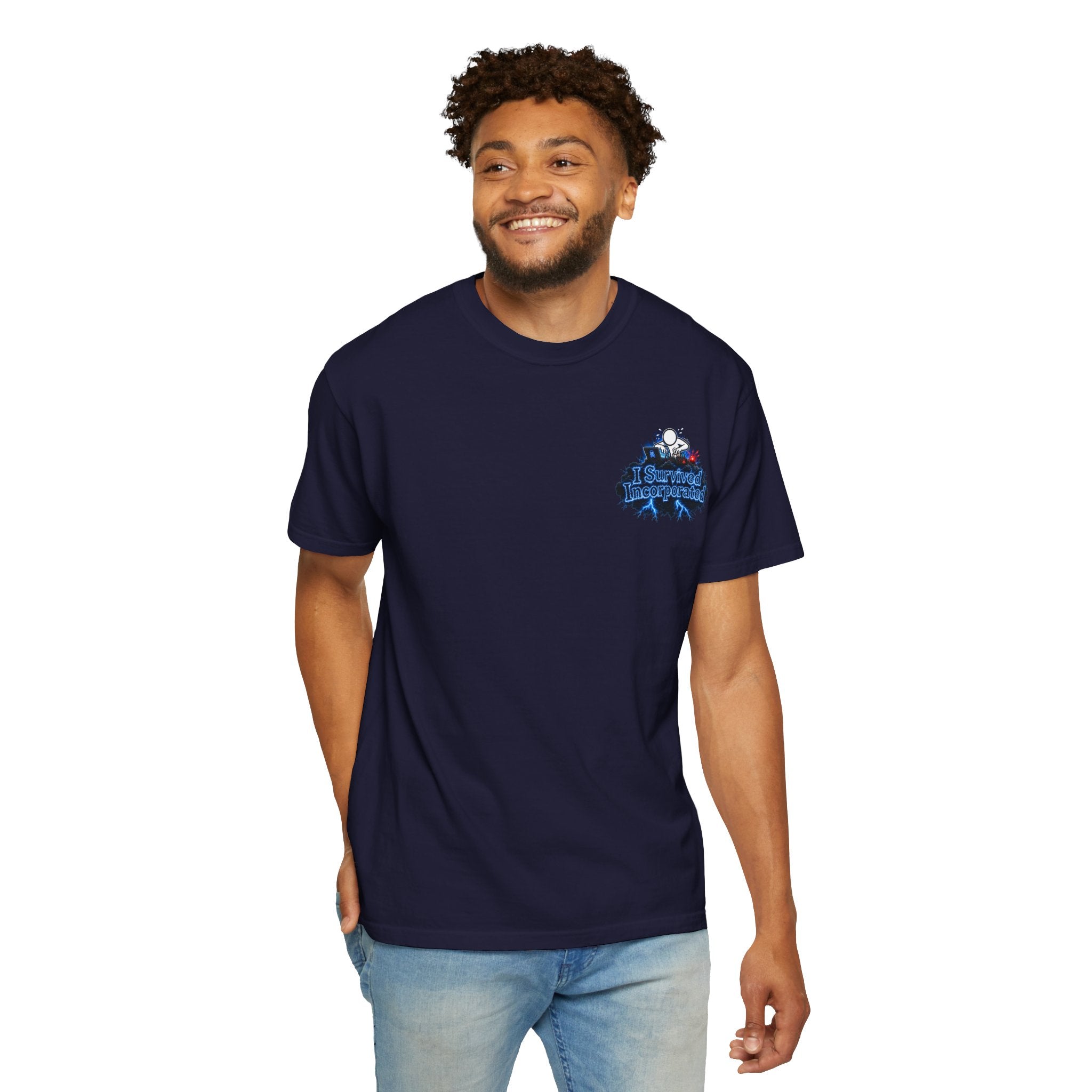 I Survived 2020 — "Please Stand By" Test Pattern Tee Lockdown Special Edition Summer Exclusive Unisex Garment-Dyed T-shirt