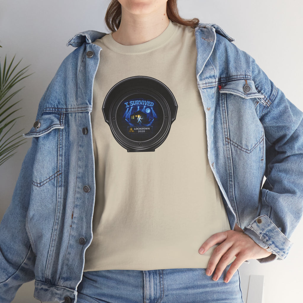 I Survived 2020 — LOCKDOWN S3:E1: Director's Cut Special Edition "Quarantine" Unisex Heavy Cotton Tee