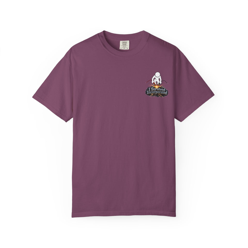 I Survived 2020 — "Please Stand By" Test Pattern Tee Summer Premier Unisex Garment-Dyed T-shirt