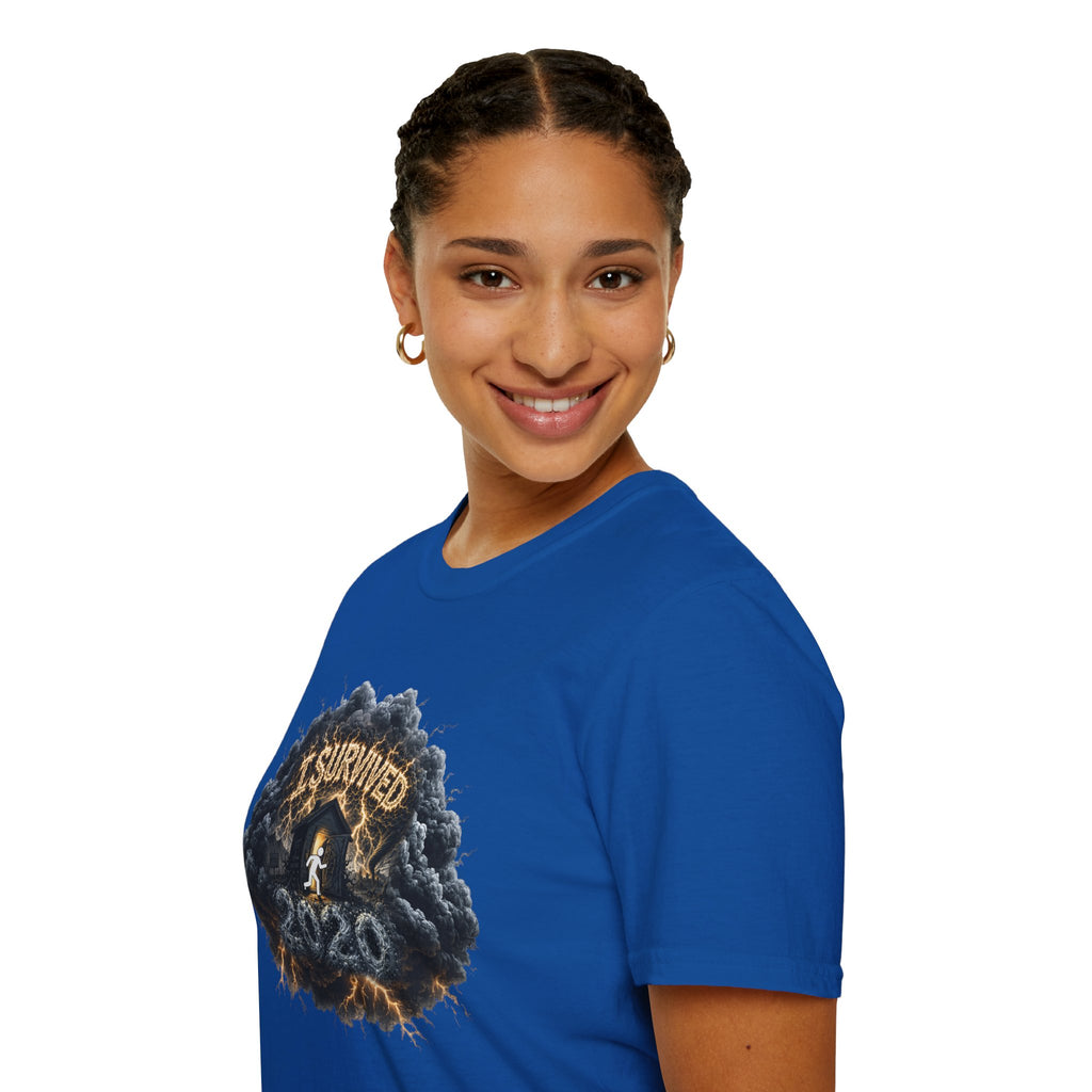 I Survived 2020 — Director's Cut Original Design Teaser Tee | Season 1 Premiere Drop Unisex Softstyle T-Shirt