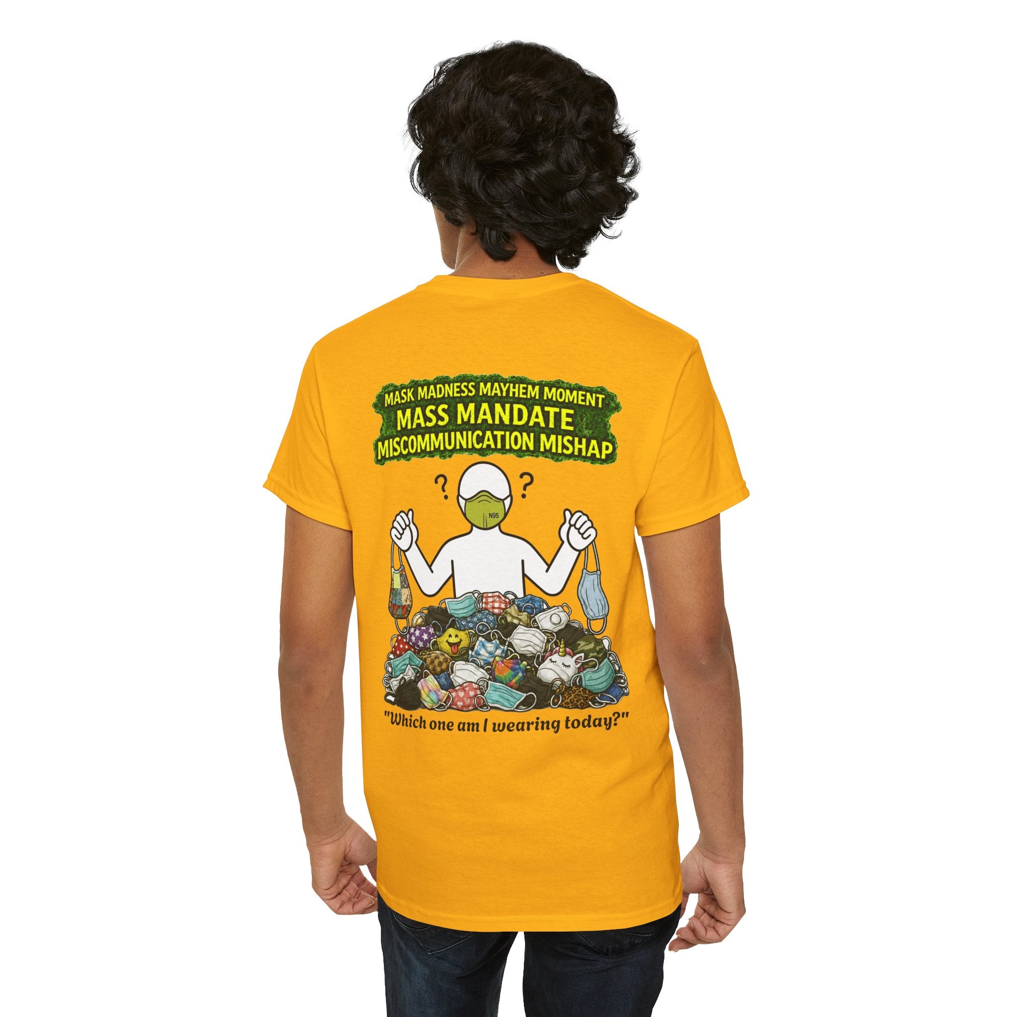 I Survived 2020 — PANDEMIC S1:E4: Director's Cut "Mask Madness" Unisex Heavy Cotton Tee