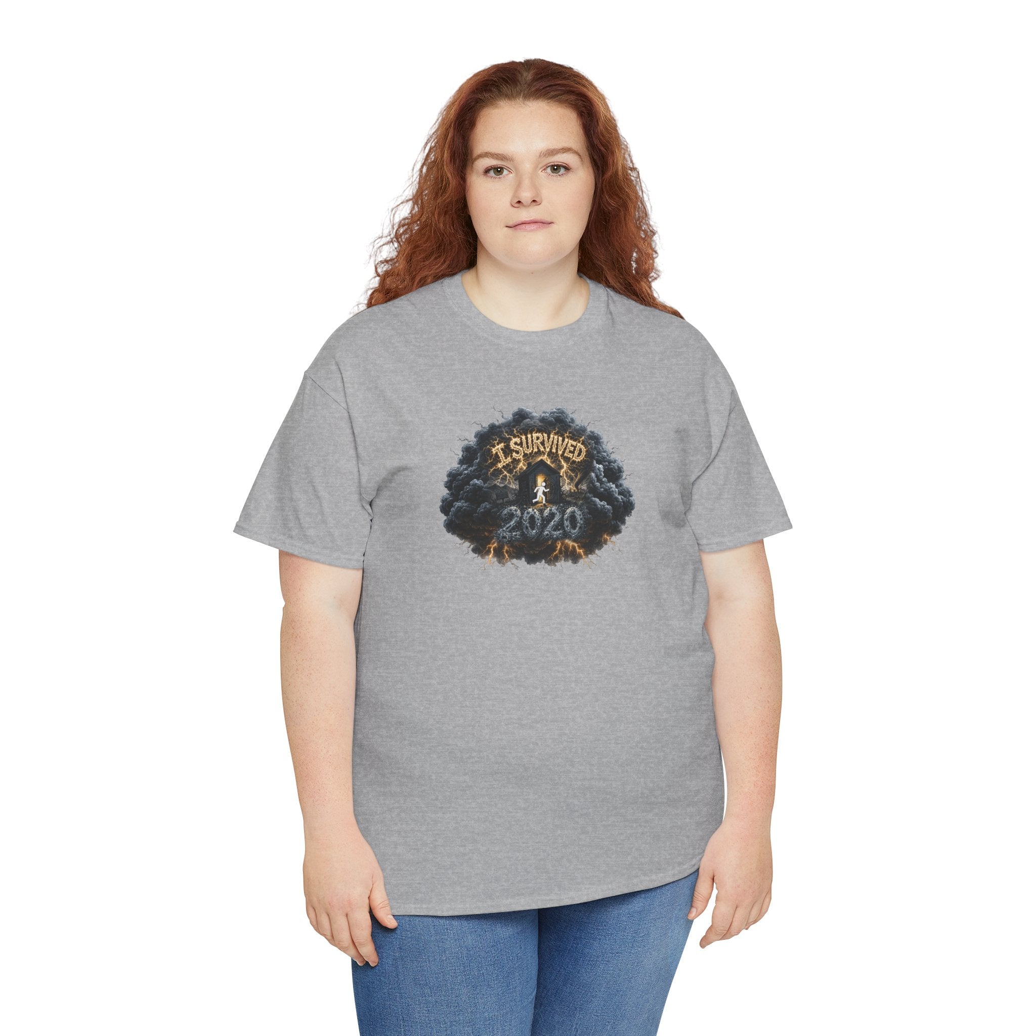 I Survived 2020 — Original PILOT Design: Director's Cut Unisex Heavy Cotton Tee