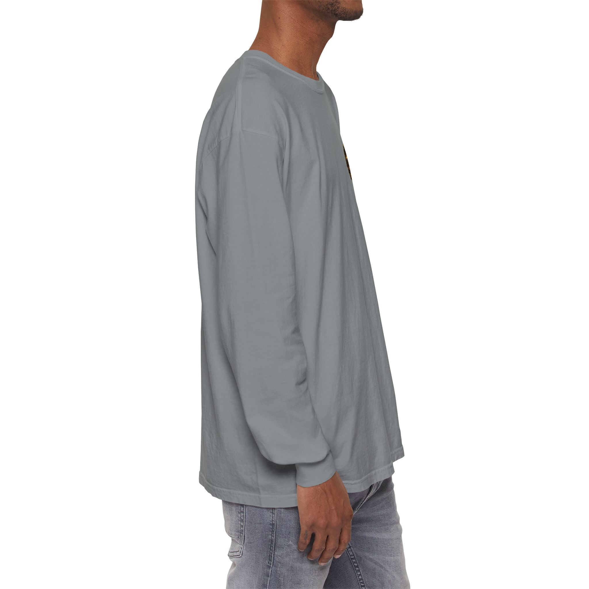 I Survived 2020 — "No Signal" Test Pattern Tee Alien Broadcast Finale Summer Premiere Garment-Dyed Long Sleeve T-Shirt