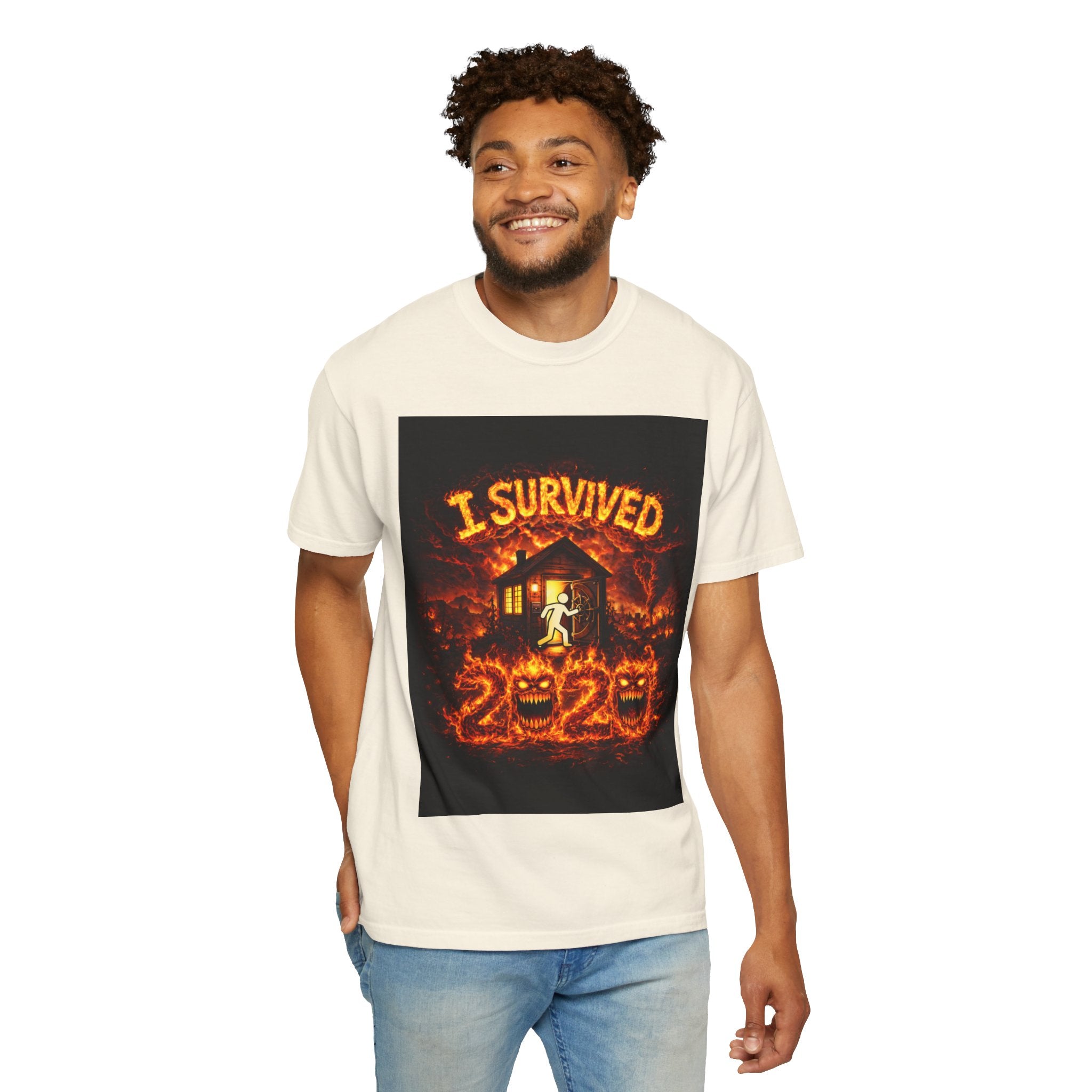 I Survived 2020 — S2:E4 "Western U.S. Wildfire Season" | Mid-Season Finale Pt. 1 | Wildfire Edition Memorial Unisex Garment-Dyed T-shirt