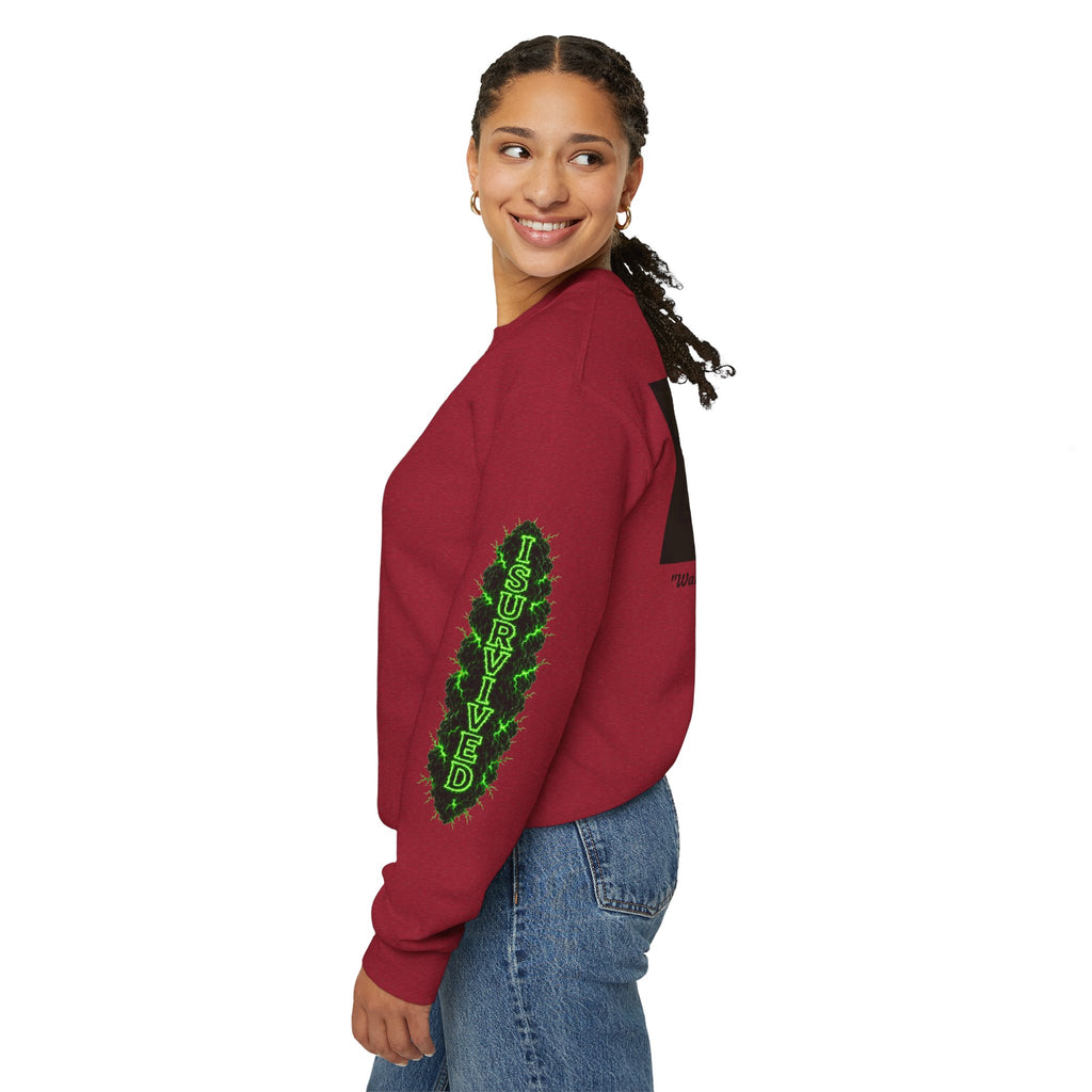 I Survived 2020 — PANDEMIC S1:E3: Director's Cut "The Jab!" Unisex Heavy Blend™ Crewneck Sweatshirt