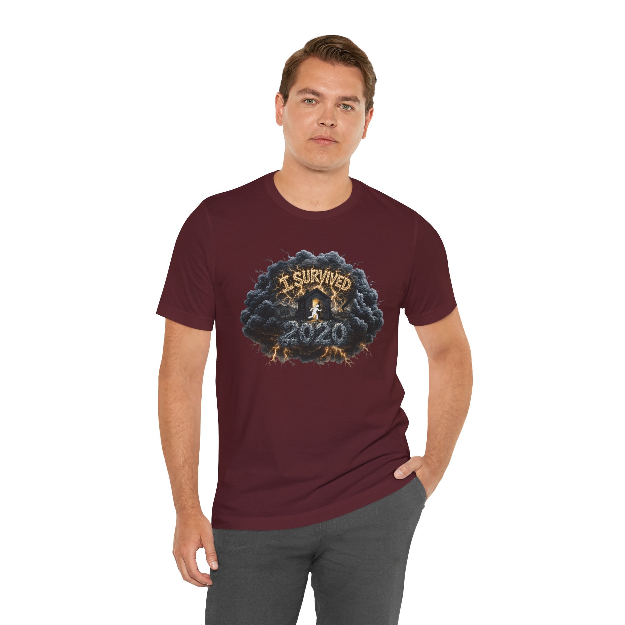 I Survived 2020 — Director's Cut Original Design Teaser Tee | Season 1 Premiere Drop Unisex Jersey Short Sleeve Tee