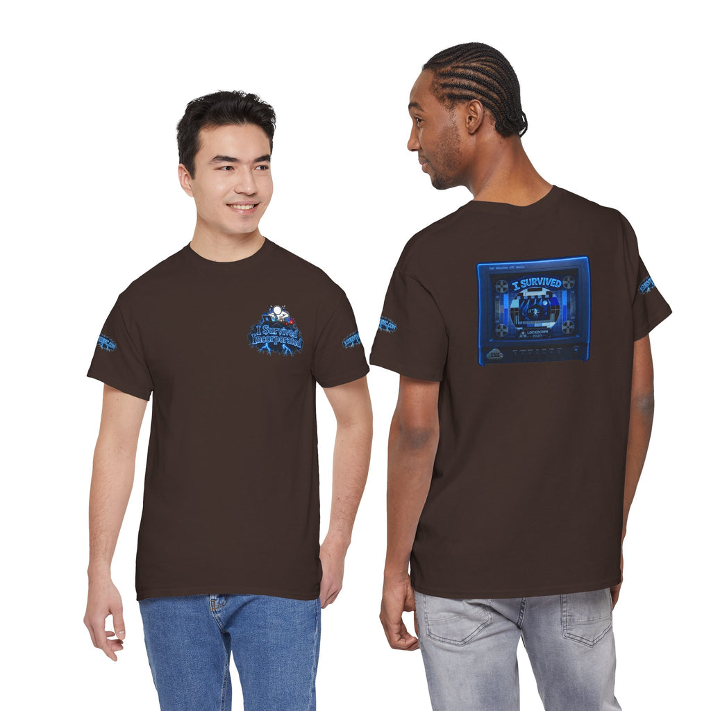 I Survived 2020 — "Please Stand By" Test Pattern Tee Lockdown Special Edition Summer Exclusive Unisex Heavy Cotton Tee