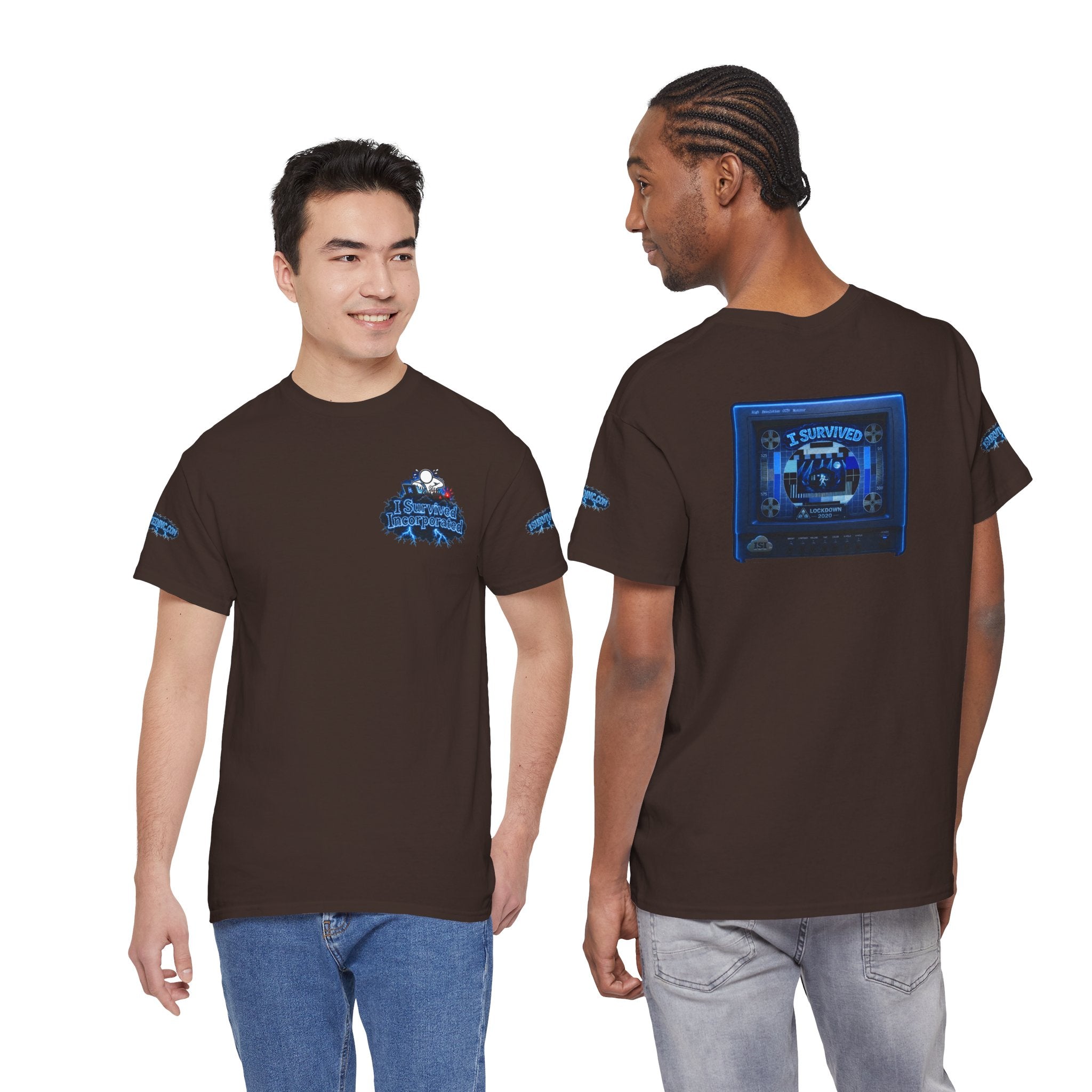 I Survived 2020 — "Please Stand By" Test Pattern Tee Lockdown Special Edition Summer Exclusive Unisex Heavy Cotton Tee