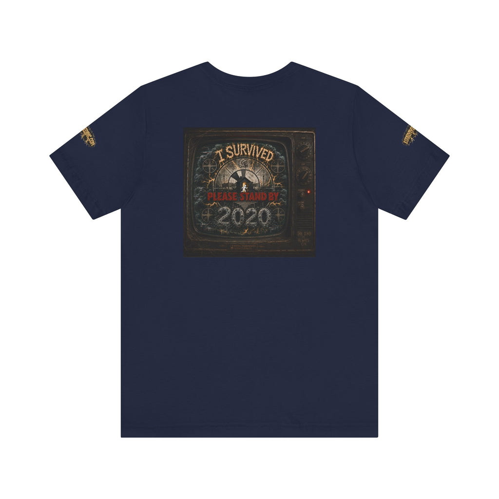 I Survived 2020 — "Please Stand By" Test Pattern Tee Special Edition Summer Premier Unisex Jersey Short Sleeve Tee