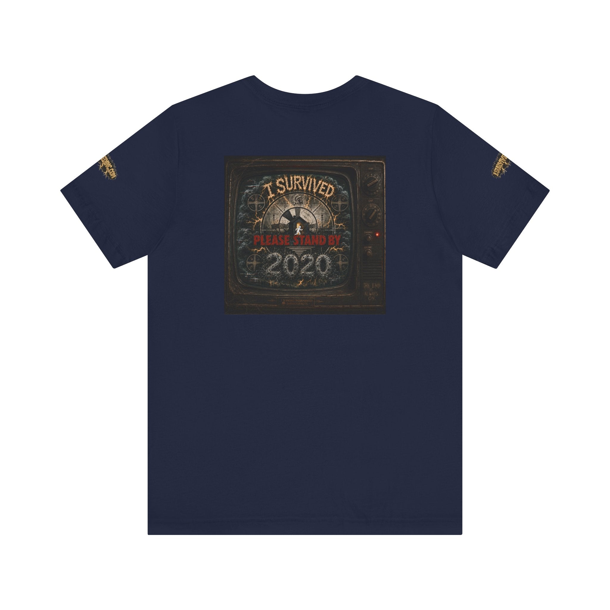I Survived 2020 — "Please Stand By" Test Pattern Tee Special Edition Summer Premier Unisex Jersey Short Sleeve Tee