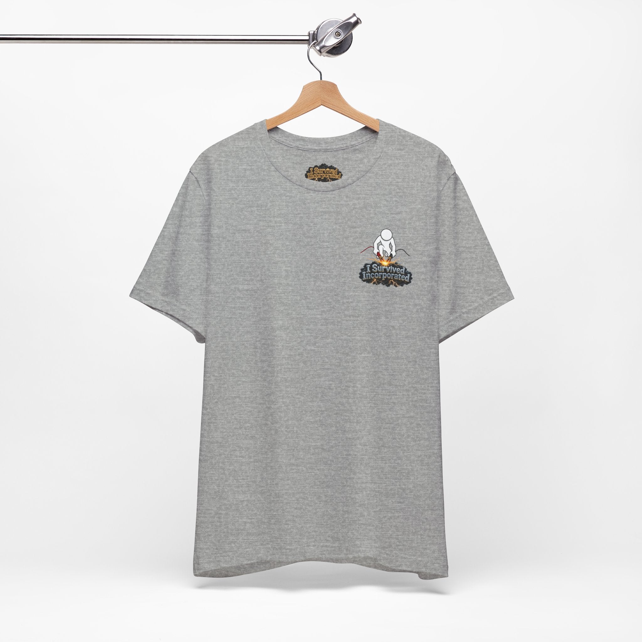 I Survived 2020 — "Please Stand By" Test Pattern Tee Summer Premier Unisex Jersey Short Sleeve Tee