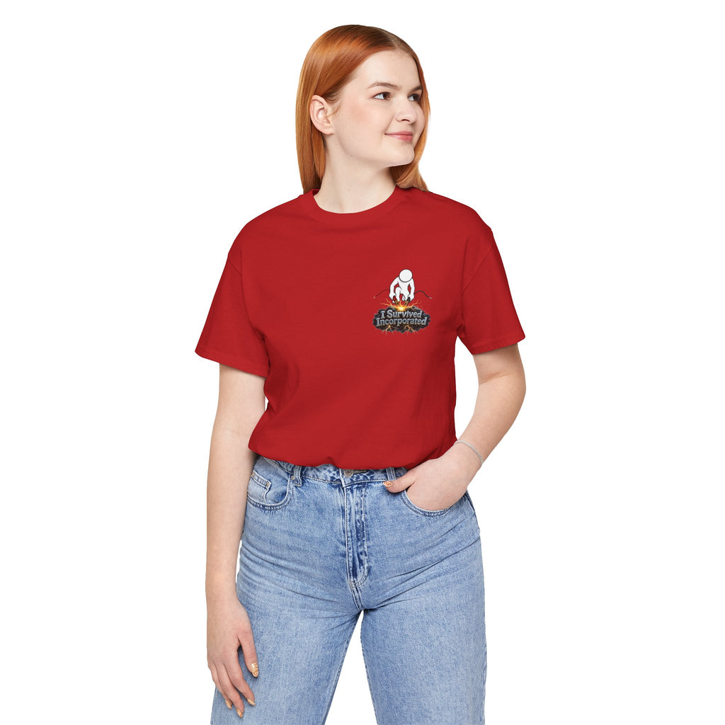 I Survived 2020 — "Please Stand By" Test Pattern Tee Summer Premier Unisex Jersey Short Sleeve Tee