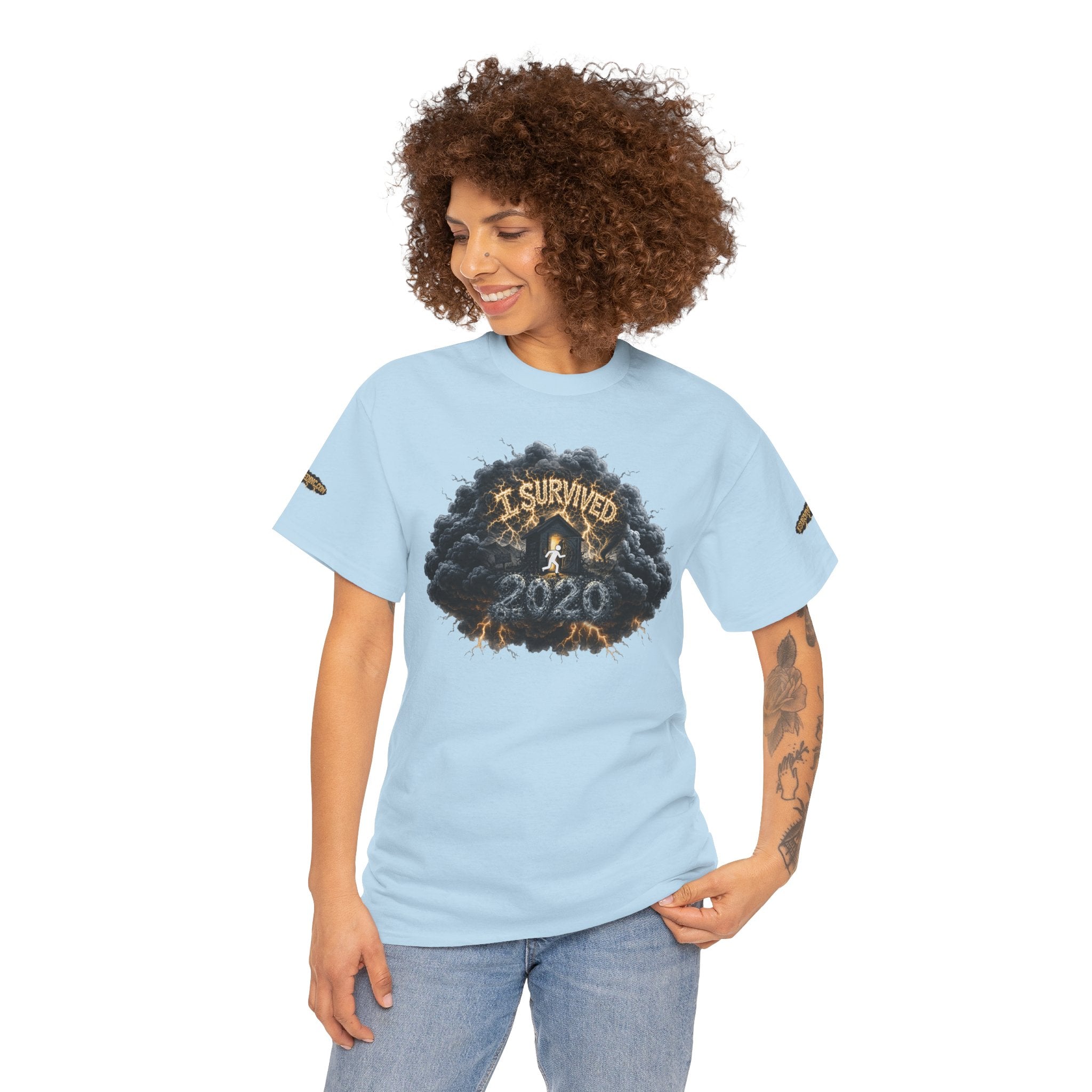 I Survived 2020 — Director's Cut Original Design Teaser Tee | Season 1 Premiere Drop Unisex Heavy Cotton Tee (SPECIAL EDITION)
