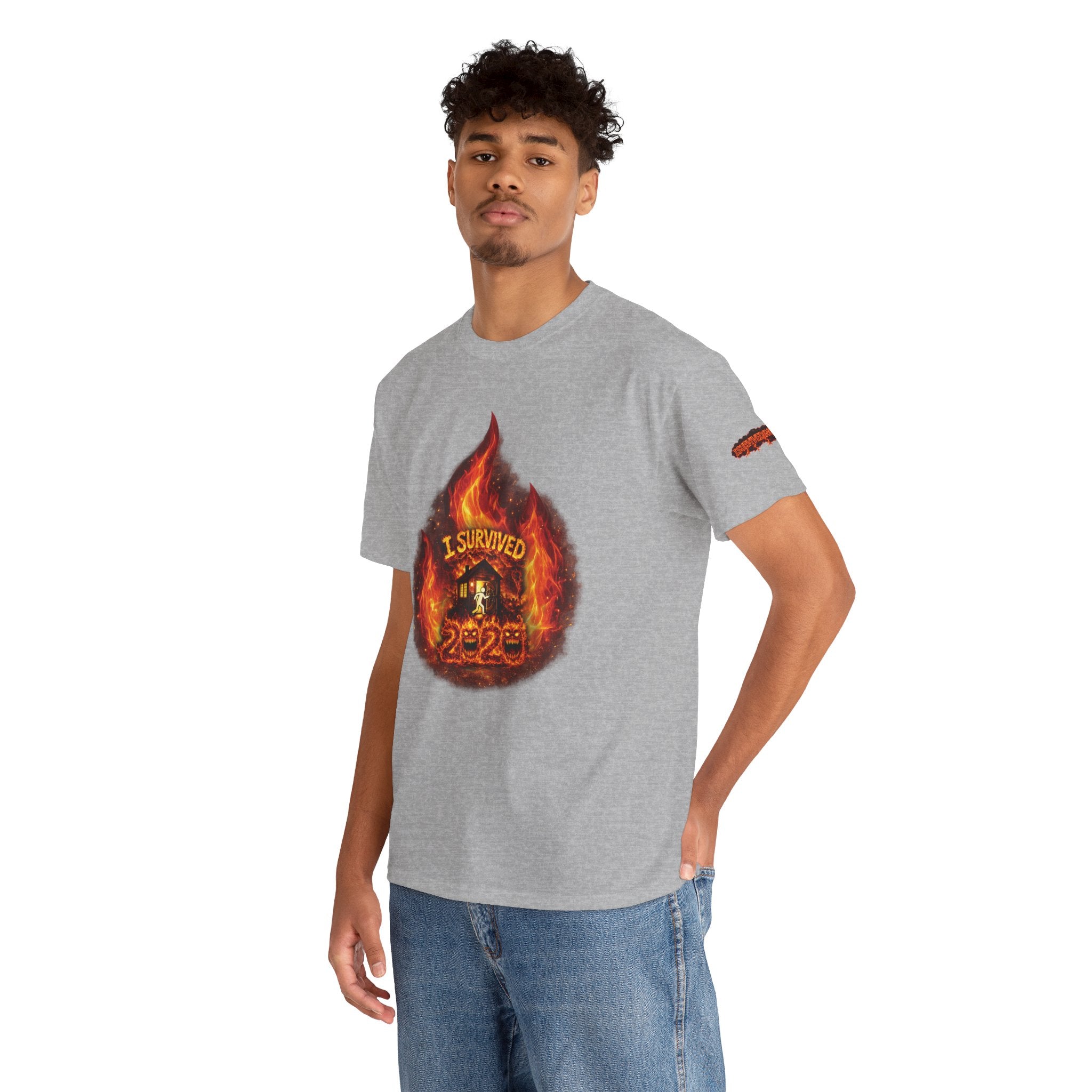 I Survived 2020 — Director's Cut S2:E3 "The California Wildfires" | Wildfire Edition Memorial Unisex Heavy Cotton Tee (SPECIAL EDITION)