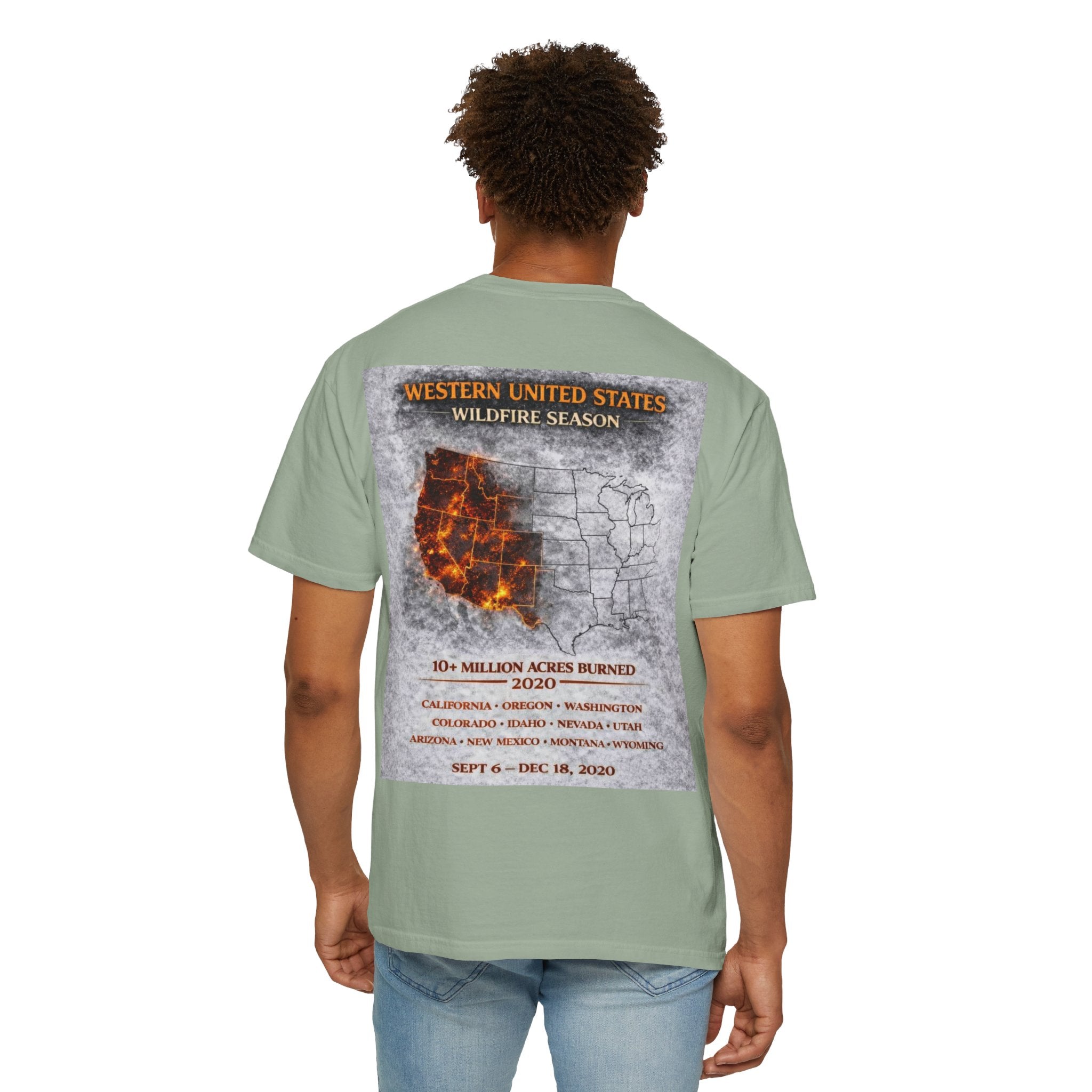 I Survived 2020 — S2:E4 "Western U.S. Wildfire Season" | Mid-Season Finale Pt. 1 | Wildfire Edition Memorial Unisex Garment-Dyed T-shirt