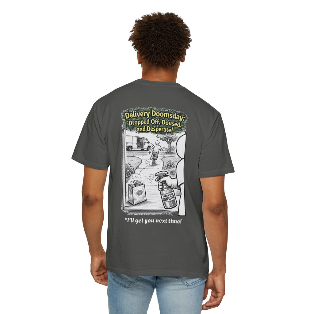 I Survived 2020 — Director's Cut S1:E5 "Delivery Doomsday" | Pandemic Edition Unisex Garment-Dyed T-shirt
