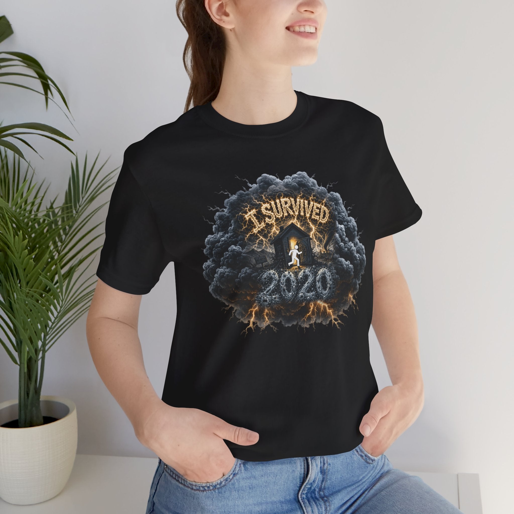 I Survived 2020 — Director's Cut Original Design Teaser Tee | Season 1 Premiere Drop Unisex Jersey Short Sleeve Tee