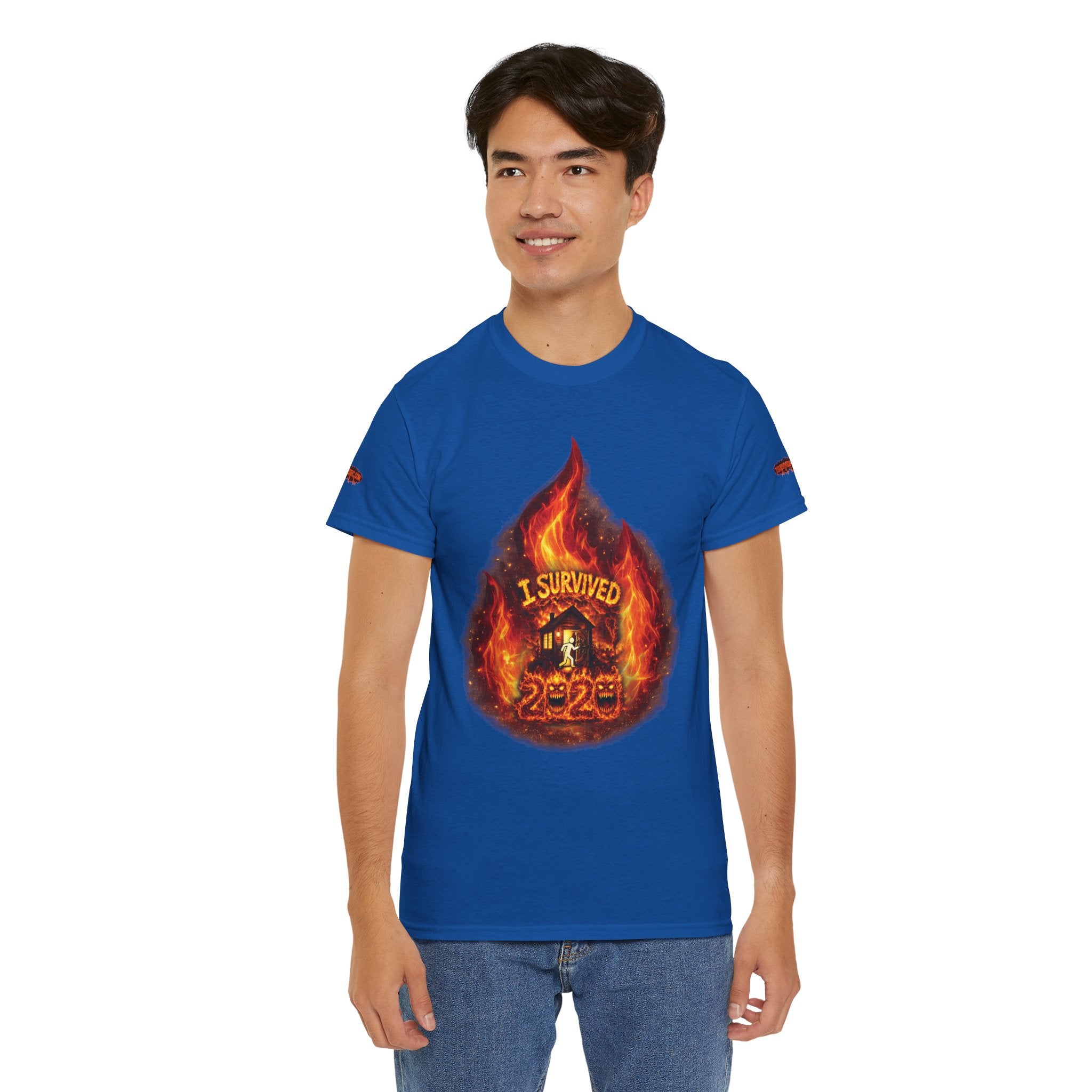 I Survived 2020 — Director's Cut S2:E3 "The California Wildfires" | Wildfire Edition Memorial Unisex Heavy Cotton Tee (SPECIAL EDITION)