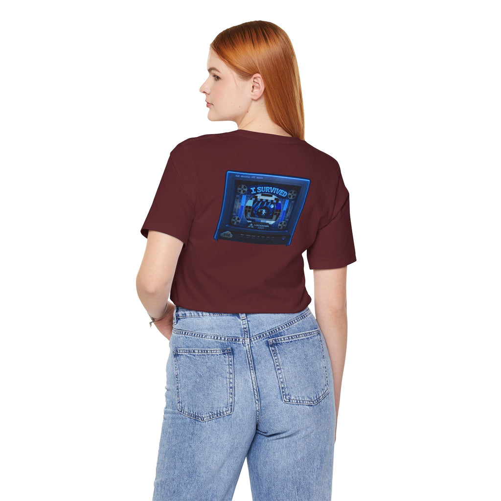 I Survived 2020 — "Please Stand By" Test Pattern Tee Lockdown Summer Exclusive Unisex Jersey Short Sleeve Tee