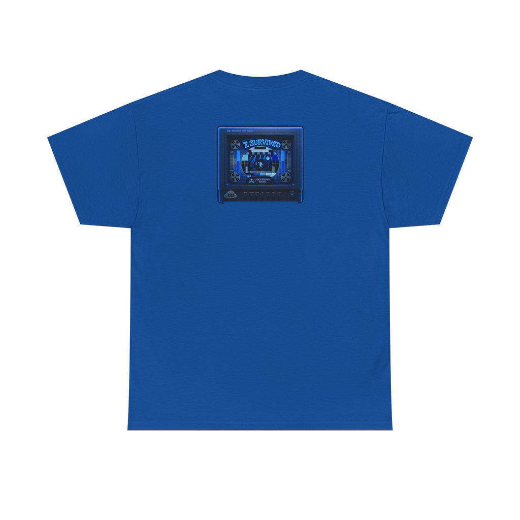 I Survived 2020 — "Please Stand By" Test Pattern Tee Lockdown Surveillance Edition Summer Exclusive Unisex Heavy Cotton Tee