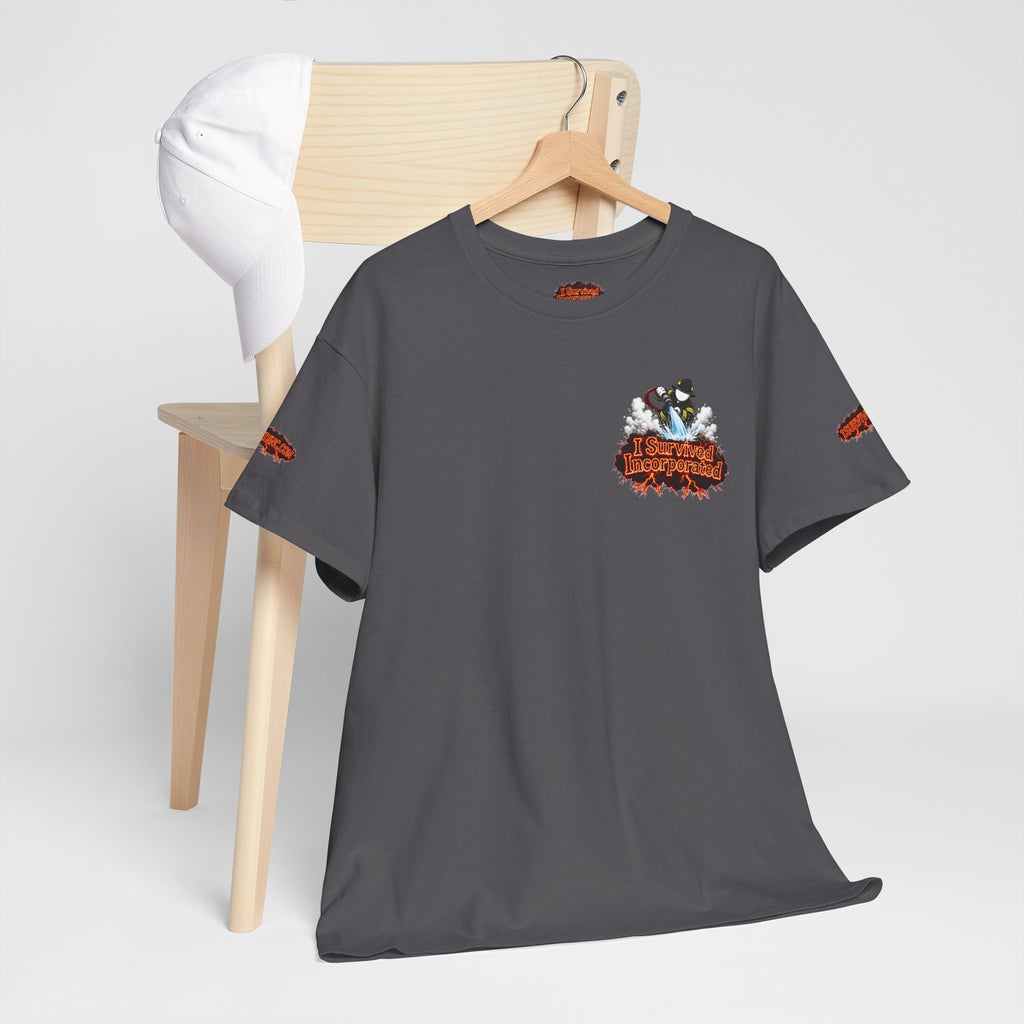 I Survived 2020 — "Please Stand By" Test Pattern Tee Wildfire Signal Special Edition Summer Premiere Unisex Heavy Cotton Tee