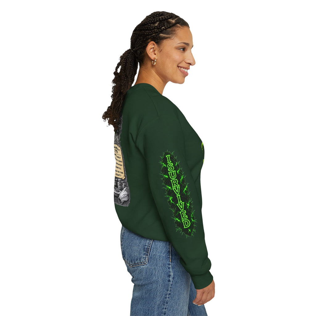 I Survived 2020 — Director's Cut S1:E1 "COVID-19: The Coronavirus" | Pandemic Edition Unisex Heavy Blend™ Crewneck Sweatshirt