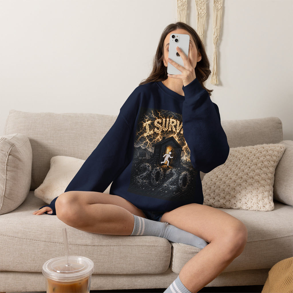 I Survived 2020 — Original PILOT Design Unisex Heavy Blend™ Crewneck Sweatshirt