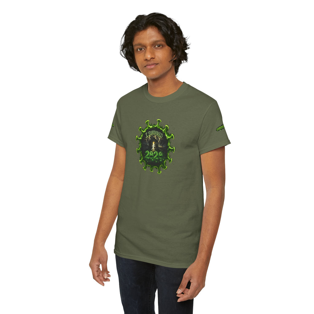 I Survived 2020 — PANDEMIC S1:E2: Director's Cut Special Edition "The Coming of COVID" Unisex Heavy Cotton Tee