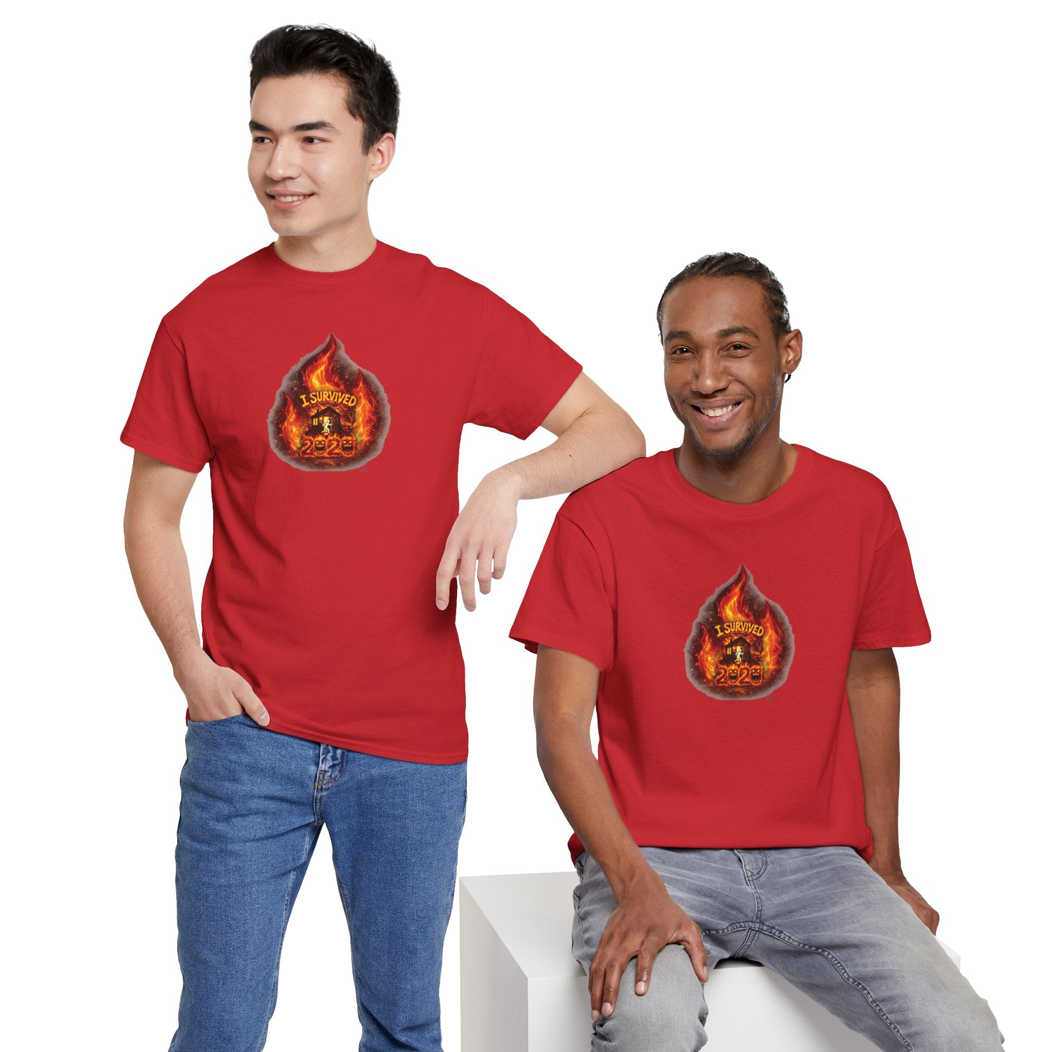 I Survived 2020 — WILDFIRES S2:E1: Director's Cut "Berry Creek" Memorial Unisex Heavy Cotton Tee