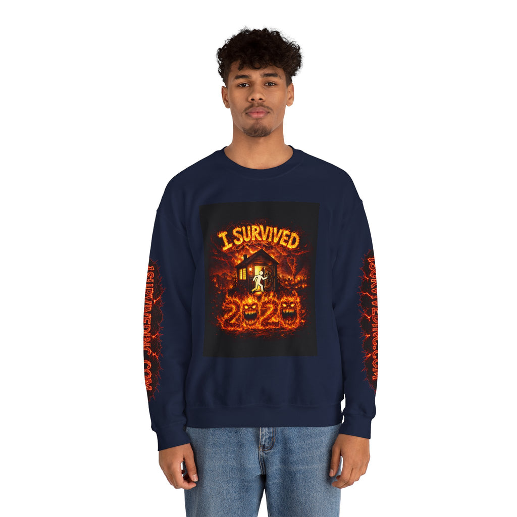 I Survived 2020 — WILDFIRES S2:E1: "Berry Creek" Memorial Unisex Heavy Blend™ Crewneck Sweatshirt