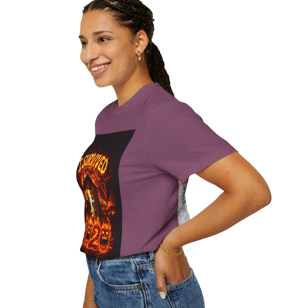 I Survived 2020 — WILDFIRES S2:E4: "Western U.S. Wildfire Season" Memorial Unisex Garment-Dyed T-shirt