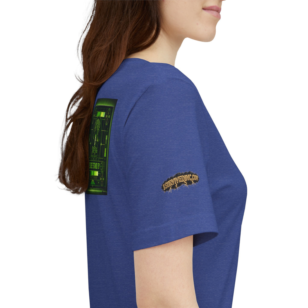 I Survived 2020 — "Please Stand By" Test Pattern Toxic Signal Tee Special Edition Summer Premiere Unisex Jersey Short Sleeve Tee