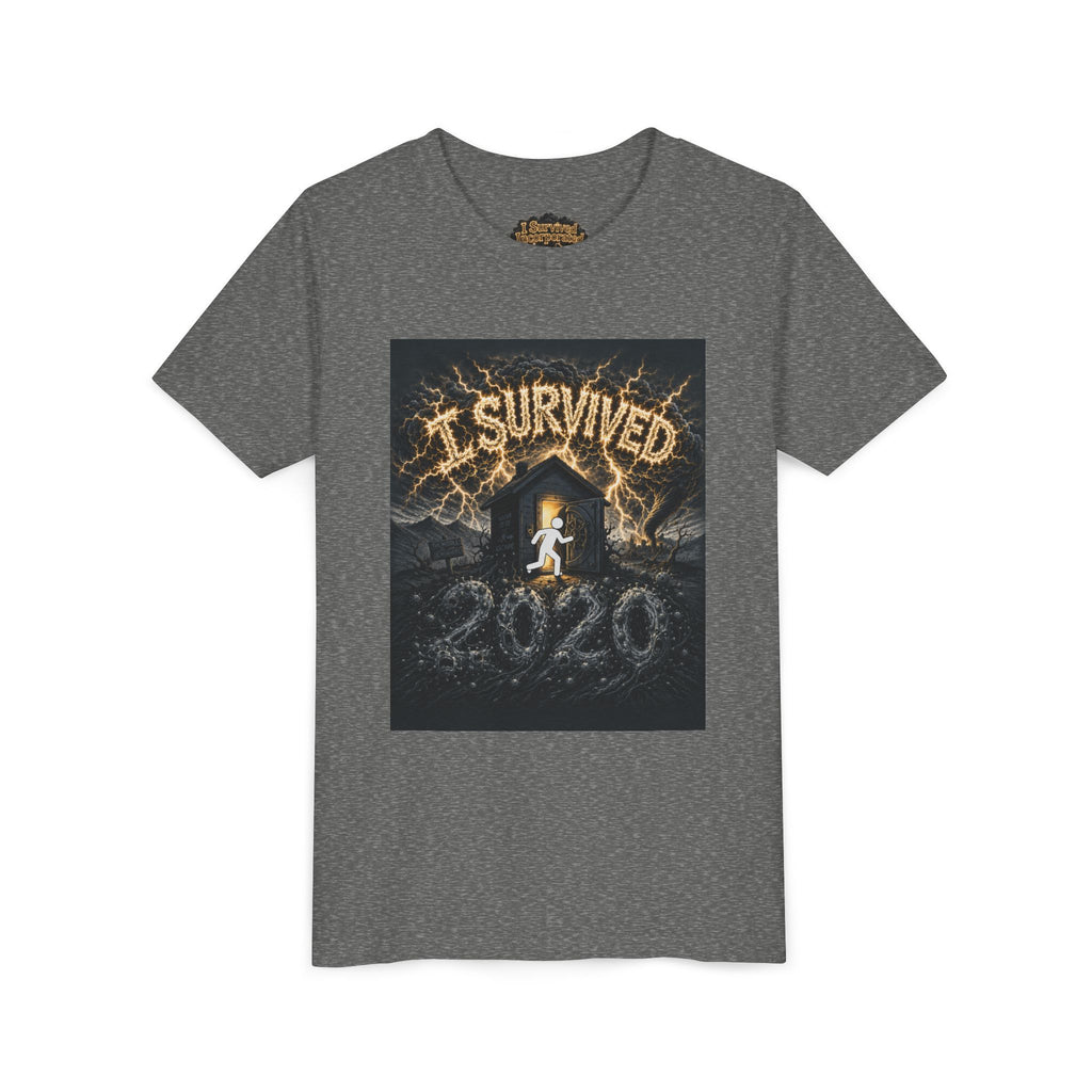 I Survived 2020 — Original Design Teaser Tee | Season 1 Premiere Drop Youth Short Sleeve Tee