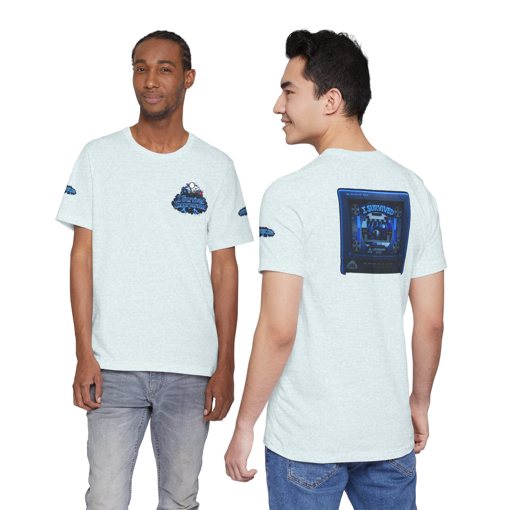 I Survived 2020 — "Please Stand By" Test Pattern Tee Lockdown Special Edition Summer Exclusive Unisex Jersey Short Sleeve Tee