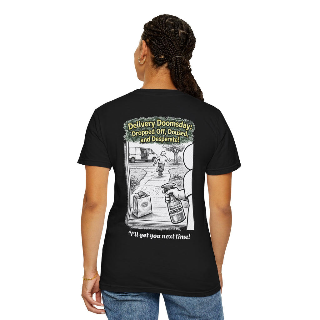 I Survived 2020 — Director's Cut S1:E5 "Delivery Doomsday" | Pandemic Edition Unisex Garment-Dyed T-shirt