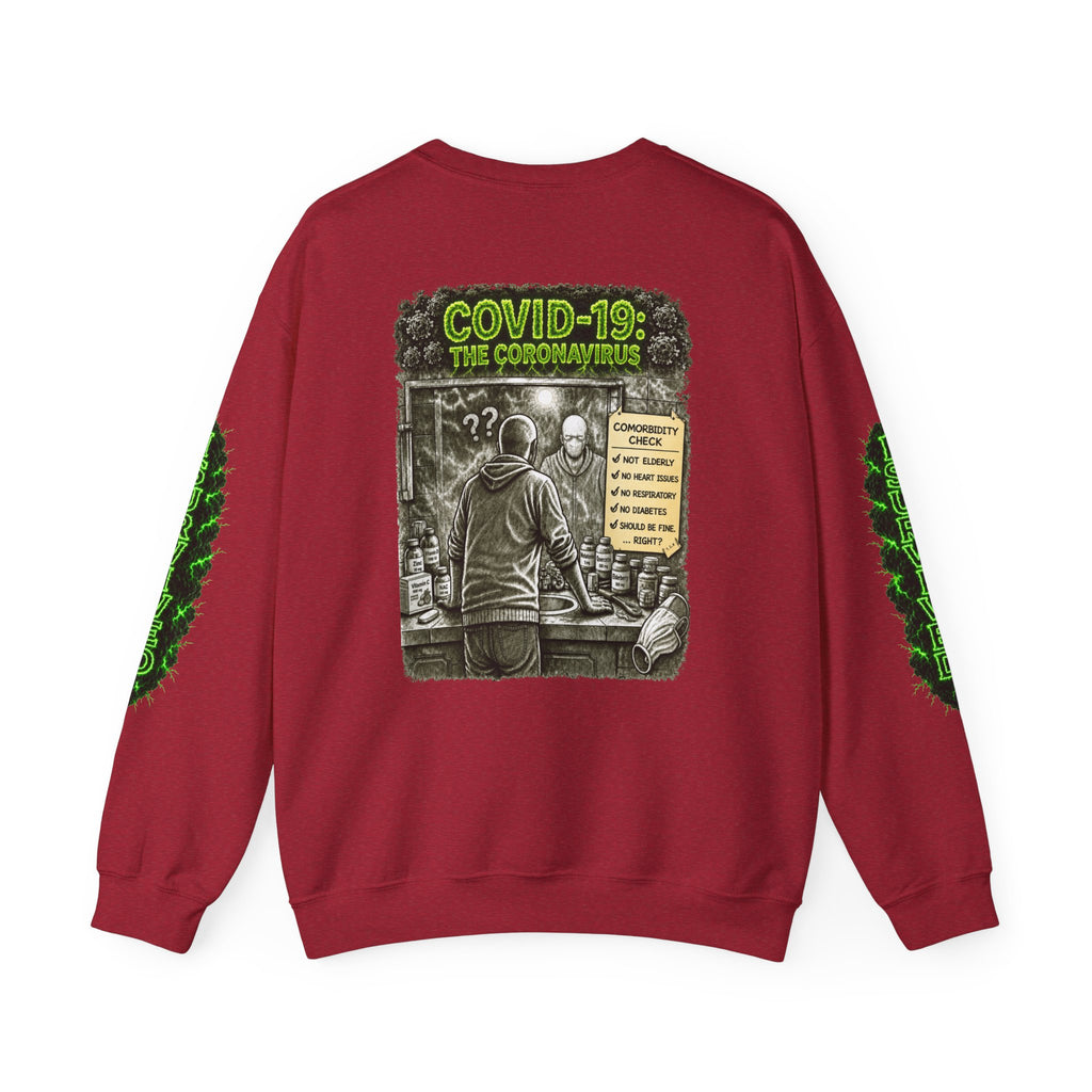 I Survived 2020 — PANDEMIC S1:E1: Director's Cut "COVID-19: The Coronavirus" Unisex Heavy Blend™ Crewneck Sweatshirt