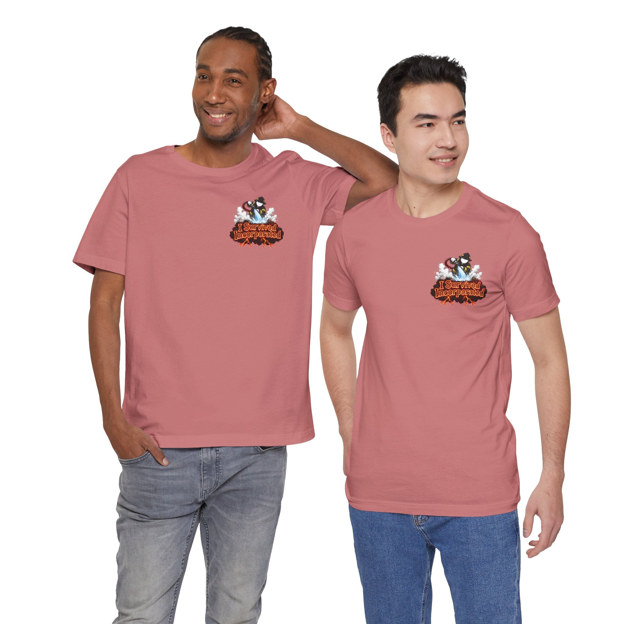 I Survived 2020 — "Please Stand By" Test Pattern Tee Wildfire Signal Edition Summer Premiere Unisex Jersey Short Sleeve Tee