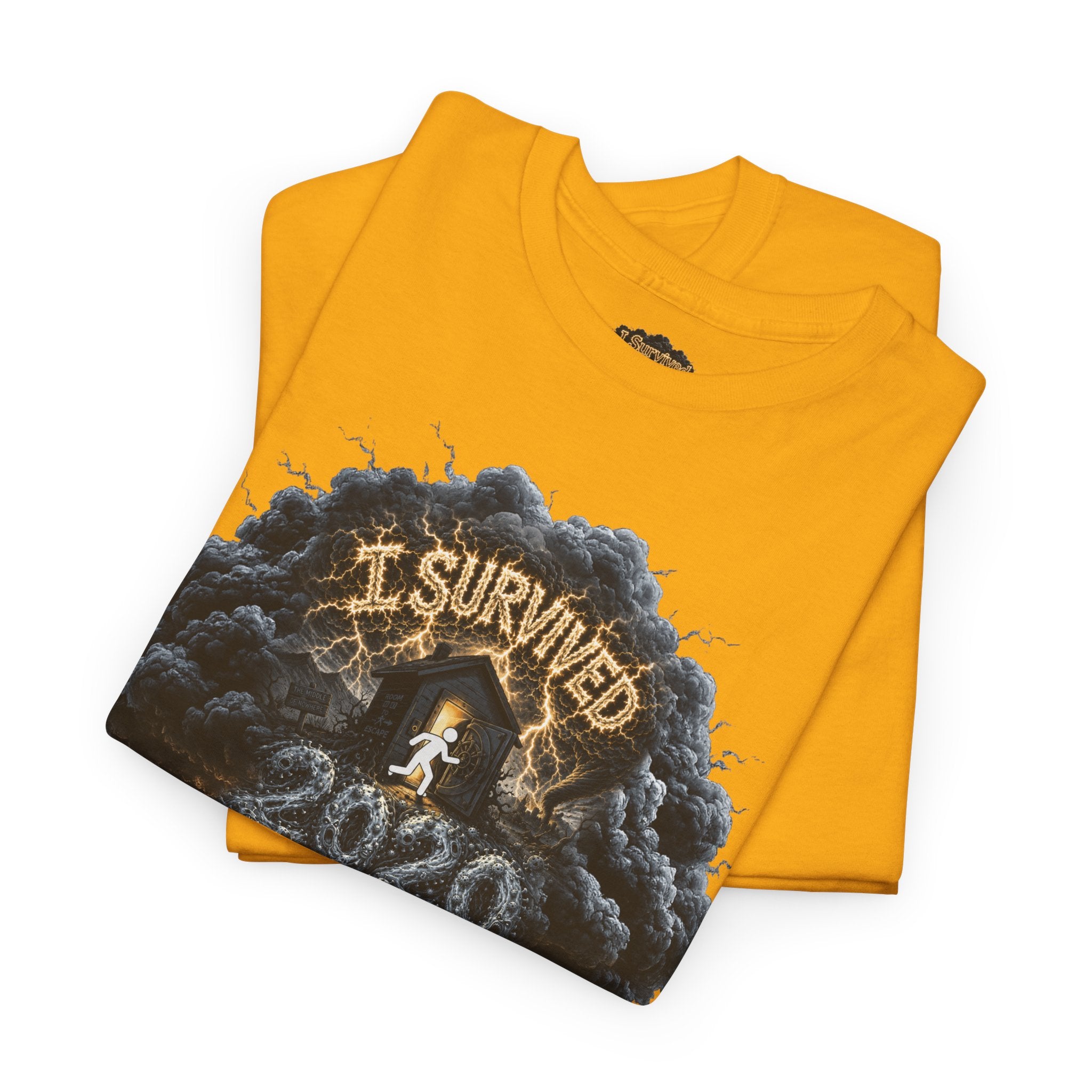 I Survived 2020 — Director's Cut Original Design Teaser Tee | Season 1 Premiere Drop Unisex Heavy Cotton Tee
